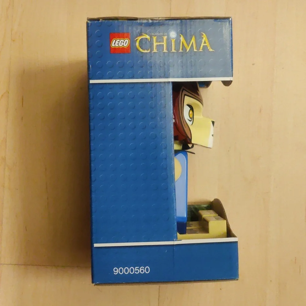 Lego Chima Laval Blue Tan and Yellow Figure Alarm Clock